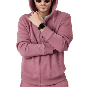 เสื้อฮู้ดซิปผู้ชายคุณภาพสูง สไตล์สตรีทแวร์ ทรงปกติ ผ้าฟลีซเนื้อนุ่ม ใส่สบาย ระบายอากาศได้ดี เป็นมิตรต่อสิ่งแวดล้อม เหมาะสำหรับฤดูหนาว ขายส่ง มีสินค้าในสต็อก - Product Image 1