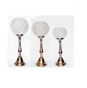 High Quality Set of 3 Crystal Candle Holders Handmade <b>Christmas</b> Wedding <b>Table</b> <b>Decoration</b> Hot Selling - Product Image 3