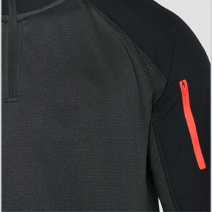 Chemise de chasse tactique à manches longues et fermeture éclair 1/4 pour hommes, pull décontracté pour la randonnée en plein air, haut de costume grenouille Ripstop - Product Image 5