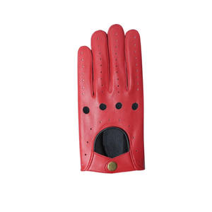 Gants de conduite en cuir véritable pour homme, hiver, logo et couleur personnalisés, légers, mode, utilisation automobile - Product Image 4