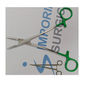 Soporte de aguja de acero inoxidable, abrazadera de sutura reutilizable, instrumentos médicos quirúrgicos, herramientas hemostáticas, diseño curvo recto - Product Image 4