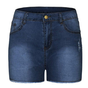 กางเกงขาสั้นผ้ายีนส์แฟชั่นมีกระดุมสำหรับผู้หญิงกางเกงขาสั้นผ้าเดนิม2025มีสไตล์ล่าสุด - Product Image 3