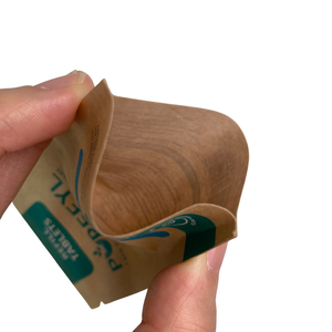 Sacchetti Personalizzati con Chiusura a Zip su Tre Lati, 100% Biodegradabili, Colore Personalizzato, <span class=keywords><strong>Carta</strong></span> Kraft PLA, Certificati ISO - Product Image 5