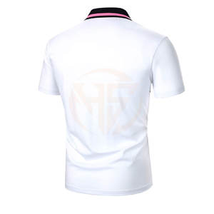 เสื้อโปโลผู้ชายสีตัดกันเสื้อยืดโปโลผู้ชายทำจากวัสดุที่ดีที่สุด - Product Image 2