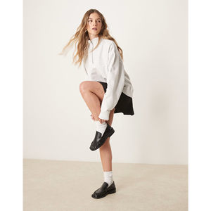 Sweat à capuche moderne et décontracté pour femmes Bangladesh OEM ODM fournisseur personnalisé Sweat à capuche respirant quatre saisons en coton teint en couleur unie - Product Image 5