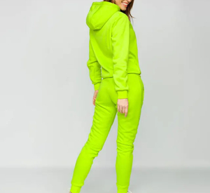 Survêtement pull lourd durable pour femmes meilleur Style motif solide manches complètes taux bon marché vente chaude vêtements actifs - Product Image 4