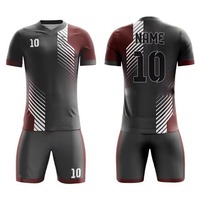 Maillot de football thaïlandais personnalisé avec logo imprimé, respirant, séchage rapide, maillot de football d'Argentine Messi, nouvelle saison, unisexe, équipe, 100% coton