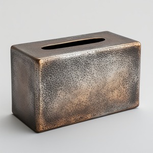 Elegante Caja de Pañuelos Metálica de Lujo, Diseño Estético para Interiores, Ofrece una Artesanía Hermosa, Duradera, Hecha a Mano y Funcional - Product Image 3