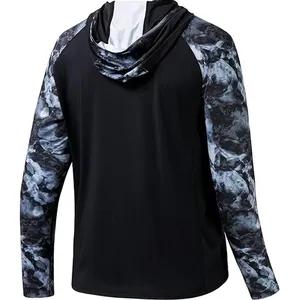 Sudadera con Capucha para Hombre, Protección Solar UPF 50, Manga Larga, Estampado por Sublimación, Anti UV, Poliéster - Product Image 5