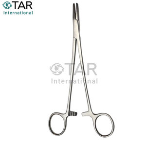 Pince porte-aiguille de qualité supérieure Crile Wood Straight TC 15 cm (130mm/5.18 pouces) Black Edition Instruments médicaux de haute qualité - Product Image 6