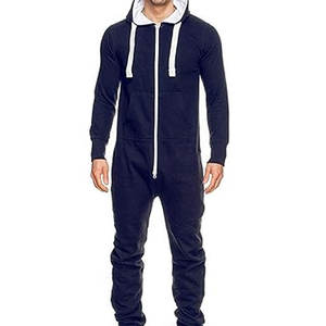 ชุดวอร์มสำหรับผู้ชายชุดวอร์ม2ชิ้นชุดกีฬาชุดกีฬาชุดวิ่งจ๊อกกิ้งแบบซิป - Product Image 1