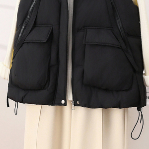 Chalecos Acolchados Cómodos y Cálidos para Mujer, Chaleco Ligero de Plumón, Ropa de Abrigo para Exteriores, Moda Urbana - Product Image 4