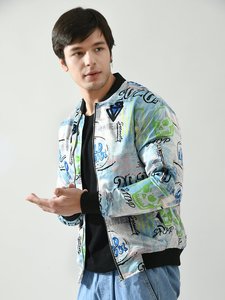 ร้อนขายสบายๆถนนสวมแจ็คเก็ตซาตินระเหิดสําหรับผู้ชายที่ดีที่สุดผลิตซาตินระเหิดแจ็คเก็ตผู้ชาย - Product Image 5