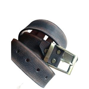 Cinturón de piel de vaca auténtica para hombre, informal, superventas, de alta calidad, Pin de aleación duradero, promoción directa de fábrica - Product Image 1