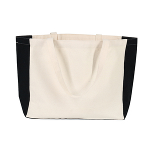 กระเป๋าผ้าแคนวาสแบบเปิดปิดสำหรับซื้อของกระเป๋าผ้าคอตตอนพร้อมการพิมพ์แบบกำหนดเองทั้งหมด - Product Image 4