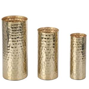 Classic Metal <b>Vase</b> <b>Set</b> for Multi-purpose Use in Premium Settings With Different Size White Powder Coated Finished Metal <b>Vase</b> - Product Image 4