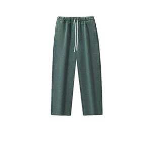 Ensemble 2 pièces de sweats à capuche en éponge française avec broderie lourde et pantalon de survêtement évasé à jambes larges fabricant de survêtements - Product Image 6