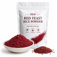 Extrait de Riz Rouge Fermenté en Poudre 3% Monacoline K Ingrédient Naturel Fermenté OEM ODM Marque Privée Vente en Gros