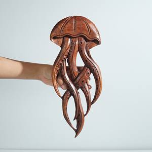 Hecho a mano tallado en madera montado en la pared mostrar pieza productos de madera tallada artes decoración del hogar producto - Product Image 6