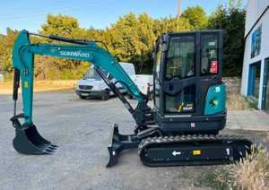 Pour Sunward Swe 35UF Mini pelle sur chenilles Yanmar moteur KYB cylindre hydraulique clé Yamar moteur pompe boîte de vitesses engrenage PLC roulement - Product Image 4