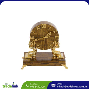 Gemstone clock Beautifully Crafted Decorative Table Alarm Clock for Sale Handmade Antique Vintage Luxury - Product Image 6