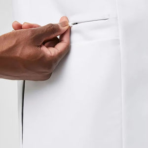 Fabricants OEM de haute qualité, uniformes d'hôpital personnalisés, vente en gros, uniforme d'infirmier, de médecin, unisexe, femme, blouse de laboratoire médicale blanche - Product Image 5