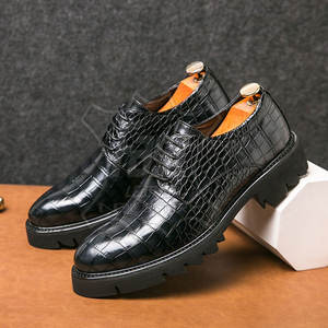 Chaussures en cuir durables et confortables, chaussures en cuir personnalisées, tendance automne-hiver, chaussures en cuir véritable pour hommes - Product Image 2