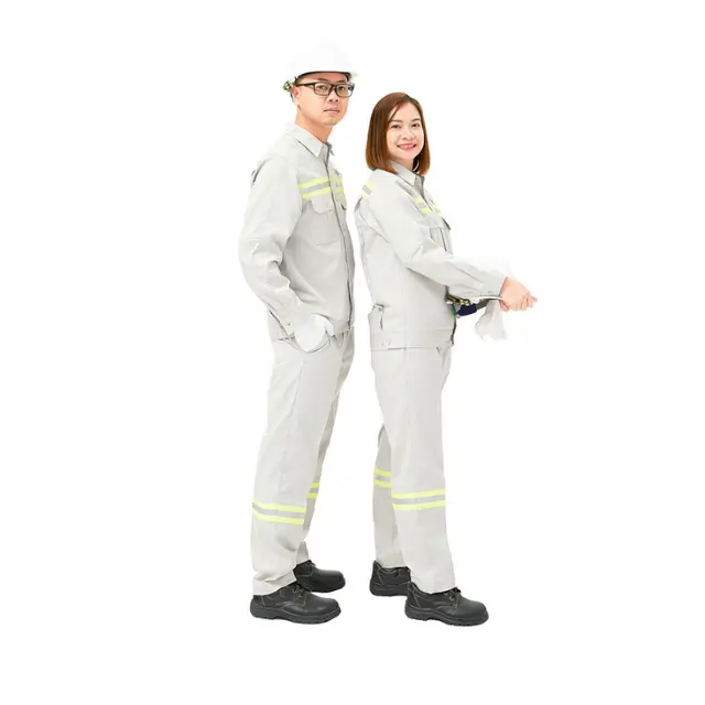 O melhor preço profissional Plus Size ternos trabalho Multicolor Unisex manga comprida tecido WorkWear uniforme