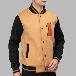 Qualité fine Produit le plus exigeant Hommes Varsity Baseball Veste Taille régulière Patchs de broderie Élégant Lettermen Veste - Product Image 3