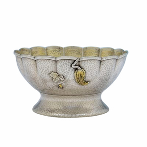 Decoración de mesa de comedor de estilo brillante, frutero decorativo de tamaño estándar, cuenco para servir de Catering con acabado antiguo - Product Image 3