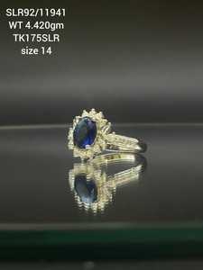 Anillo de piedras preciosas de cristal de colores mezclados 2024 para mujer, anillo de circonio hermoso de lujo ligero, anillo de piedras preciosas de plata S925 con microincrustaciones - Product Image 3