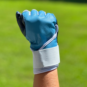 Guantes de Bateo de Cuero de la Mejor Calidad, Puño Largo, Transpirables, Personalizados para Adultos, Ambidiestros, Cierre de Gancho y Bucle, Ecológicos - Product Image 5