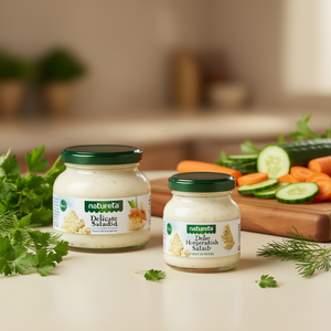 Salsa para Ensalada con Sabor a Mostaza y Miel Delicada Natureta en Frasco Refrigerado de 180g, Paquete de 12 Unidades - Product Image 3