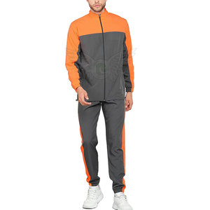 Vêtements de plein air ajustés de grande taille Ensemble de survêtement pour hommes pour l'entraînement Ensemble de survêtement de jogging de deux pièces - Product Image 1