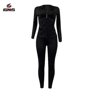 Vente en gros d'usine Ensemble de survêtements brodés en polyester style printemps décontracté pour hommes - Product Image 3