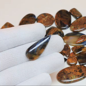 อัญมณีทรงผสมหินอัญมณีขัดผิวเรียบเนียน - Product Image 1