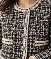 Kancing Logam Paduan Mutiara Mewah, Kancing Jahit Dekoratif Elegan untuk Sweater, Mantel Wol, Jaket, Aksesoris Pakaian