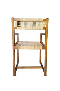 Fauteuil moderne en rotin en bois fabriqué à la main pour la maison, le bureau et l'hôtel - Product Image 4