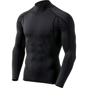 Camiseta de compresión (Rash Guard) Premium de Alta Calidad, Personalizable OEM, Unisex, de Secado Rápido, Transpirable, Antibacteriana, Manga Larga, Diseño MMA Disponible - Product Image 1