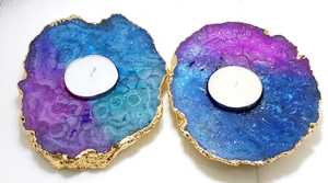 ขายส่งชาแสงอาเกตเชิงเทียนคริสตัลหินอาเกตเชิงเทียนหลายสีเชิงเทียน - Product Image 6