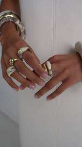 Bague décorative de bijoux de conception de pissenlit de mode Art déco personnalisée en résine transparente - Product Image 2