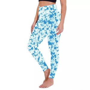 Leggings de yoga con estampado floral y cintura alta para mujer Ropa deportiva personalizada del fabricante - Product Image 2