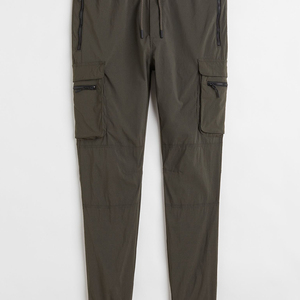 Pantalon et pantalon à logo personnalisé pour hommes avec cordon de serrage élastique de différentes couleurs unies - Product Image 6