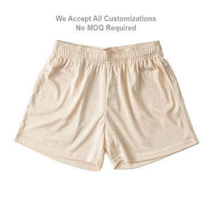 Pantalones cortos de malla para hombre de diseño OEM personalizado más vendidos de verano Nuevo estilo de ropa de calle Pantalones cortos de malla para hombre de tamaño adulto - Product Image 4