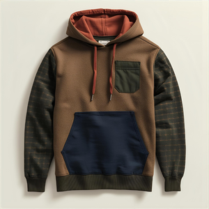 Sudadera con capucha multibolsillo del fabricante, Jersey polar de algodón con logotipo personalizado y opciones OEM/ODM - Product Image 3