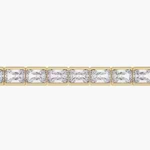 Moissanite diamond Tennis Bracelet 18k White Gold Plated 925 Silver 3mm D color <b>VVS</b> Round Cut Women Anniversary Bracelet Gift - Product Image 2