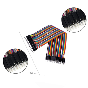 Cavi Jumper Dupont da 20 cm, 40 Fili, Maschio-Maschio, Conduttore in Rame Schermato, Linee di Collegamento per Breadboard - Product Image 3