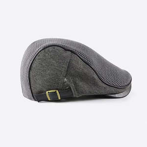 Men's British Peaked Cap Weave Duckbill Detective Ivy Irish Style Newsboy Cabbie Flat Scally Caps Vintage Casual <b>Beret</b> <b>Hat</b> - Product Image 4