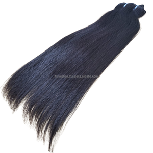 Extensions de cheveux humains de luxe, double trame, machine, cheveux indonésiens naturels lisses, qualité 12A, cheveux vierges Remy, cuticules alignées - Product Image 2