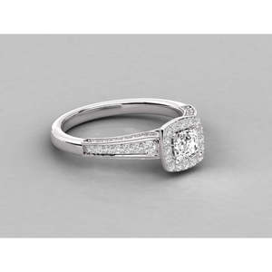 Bague TR en or jaune pour homme, diamants de laboratoire taille Asscher et taille princesse, certifiés IGI, idéale pour les fiançailles - Product Image 5